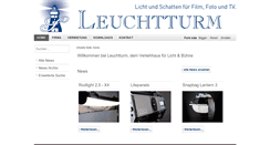 Desktop Screenshot of leuchtturm.li